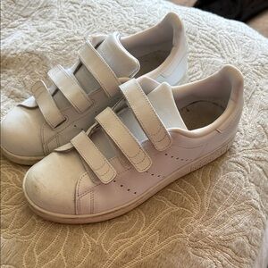 Adidas White Velcro Sneakers